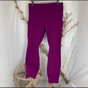 Athleta Up for Anything purple/plum workout pants